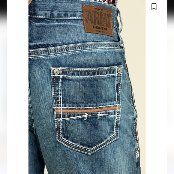 Ariat Men's M4 Coltrane Durango Low Rise Fashion Bootcut Jeans Size 36x34 - Picture 4 of 13